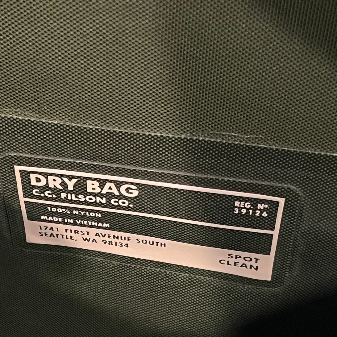CC Filson Dry Messenger Bag Green Waterproof Sportsman 25L