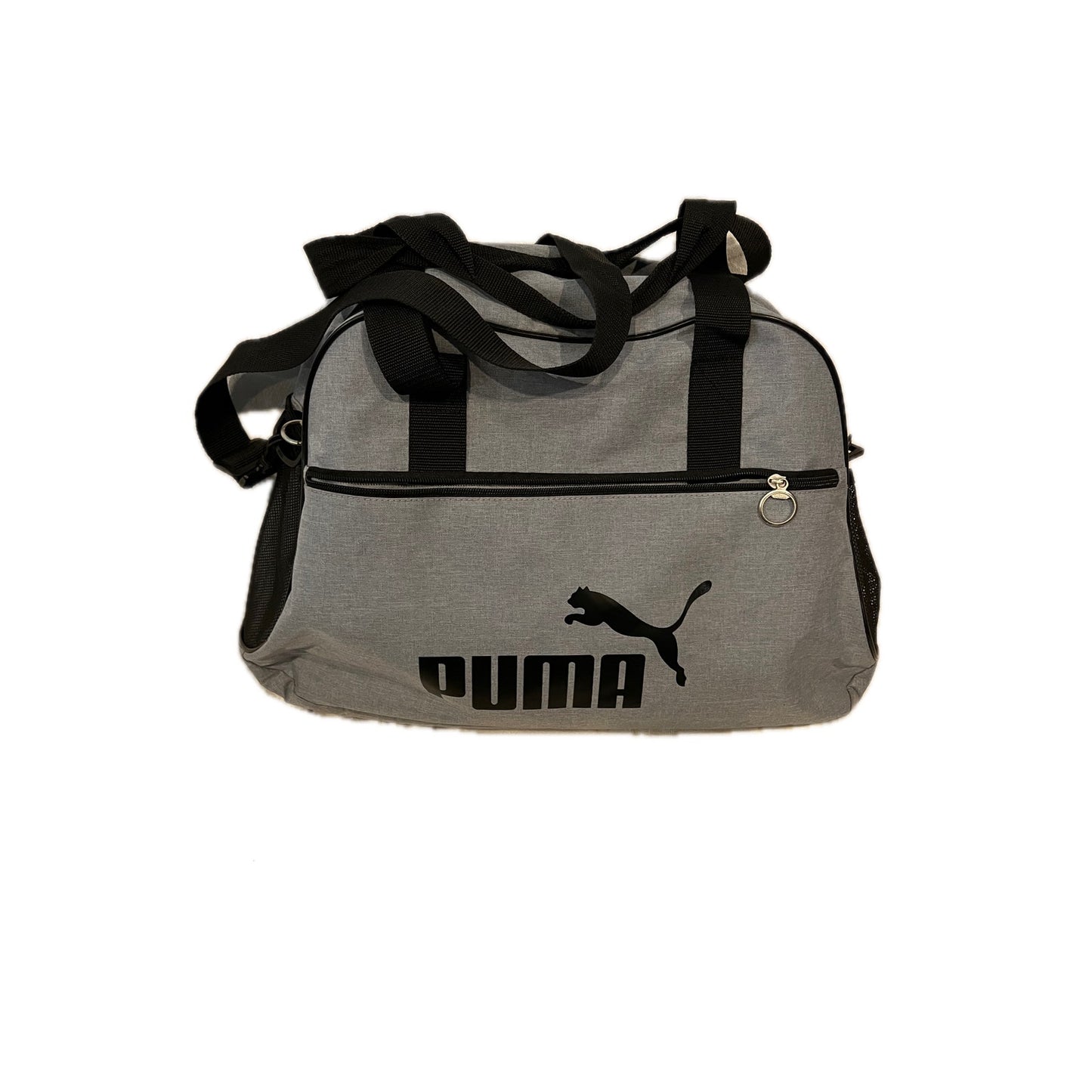 Puma Training Black Gray Duffel Bag 18"x10"x8"