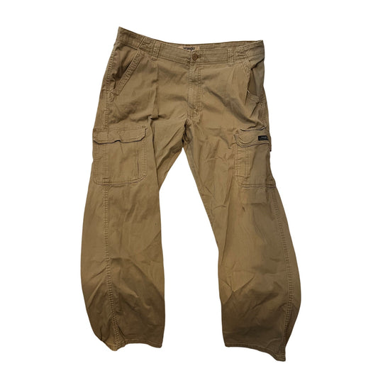 Wrangler Authentic Beige Cargo Pants Mens 38x34
