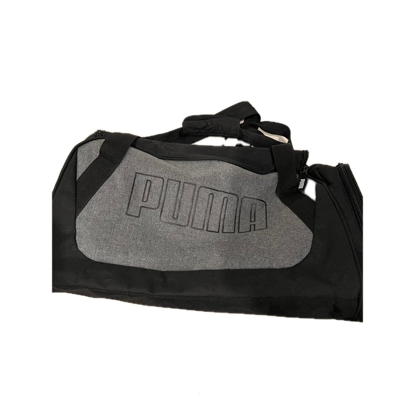 Puma Black Gray Duffel Bag 18"x10"x10"