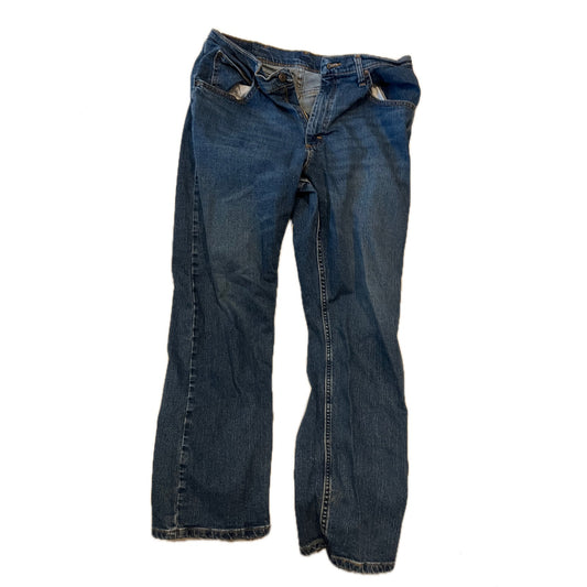 Wrangler Straight Fit Leg Jeans Mens 34x32