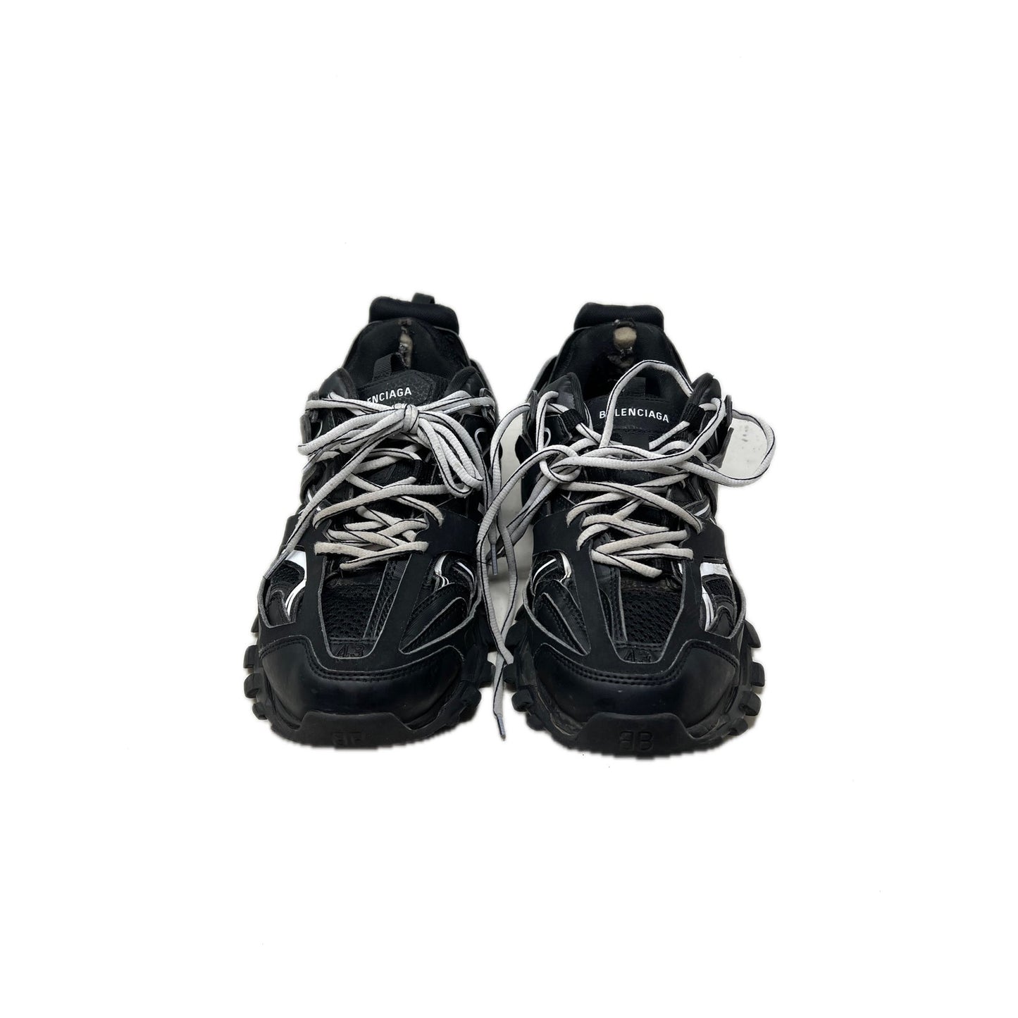 Balenciaga Track Piercing Model 542023 Black Mens US 10
