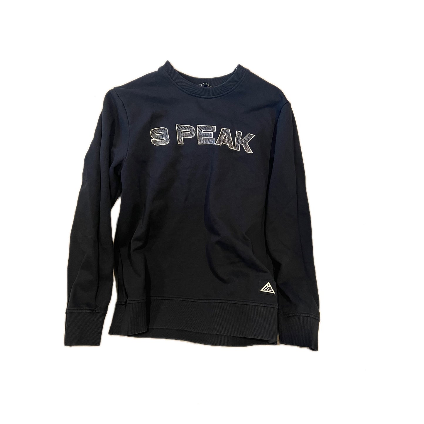9 Peak Black Crewneck Sweatshirt Mens M
