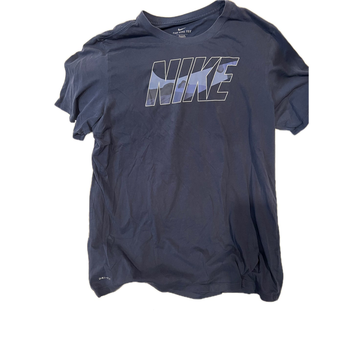 The Nike Tee Dri Fit Blue T-Shirt XLT