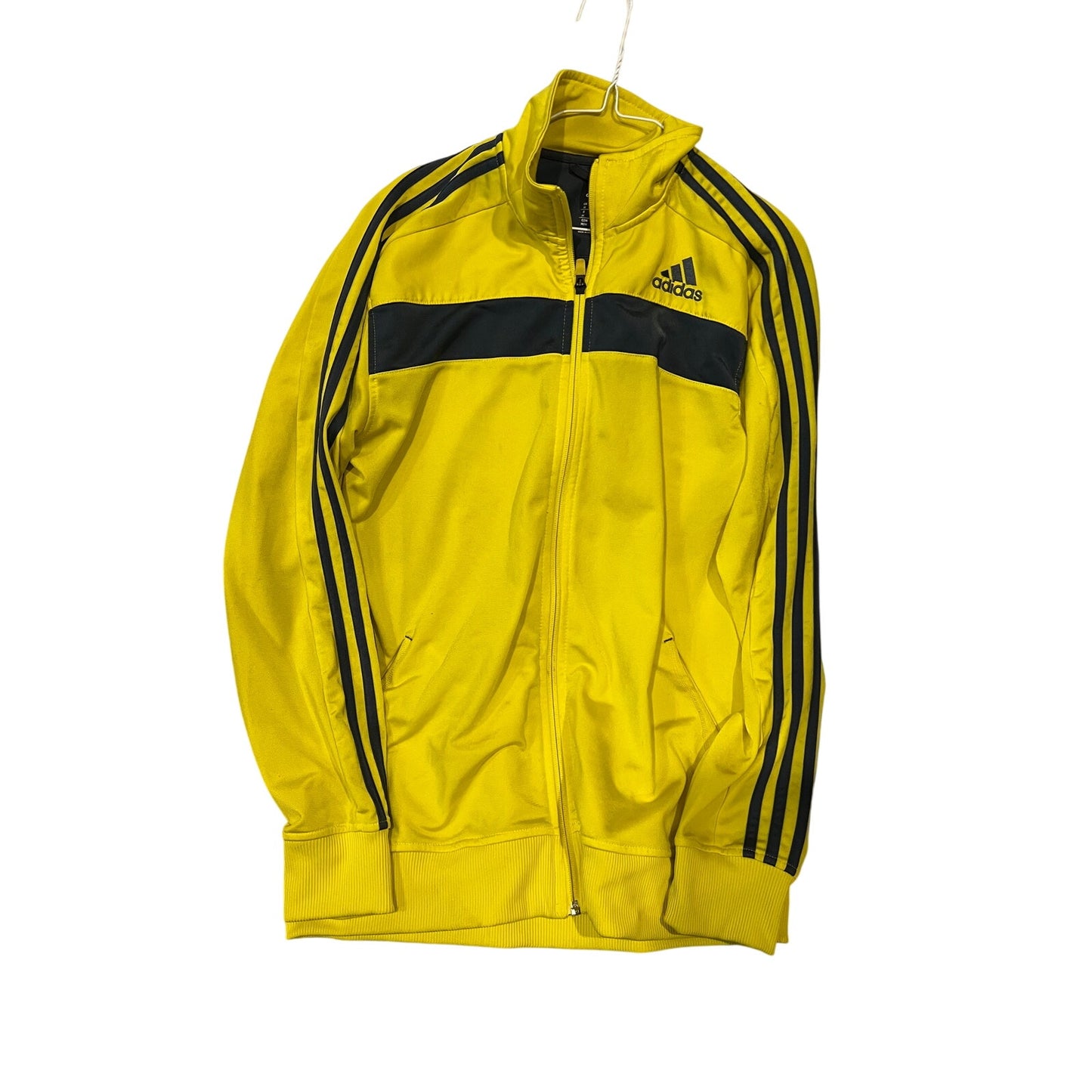 Adidas Yellow Track Jacket Zip Up Mens M