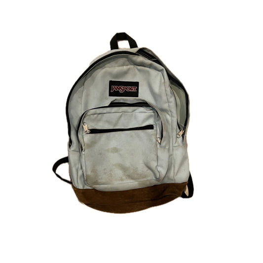 JanSport Right Pack 3 Section White Brown Backpack