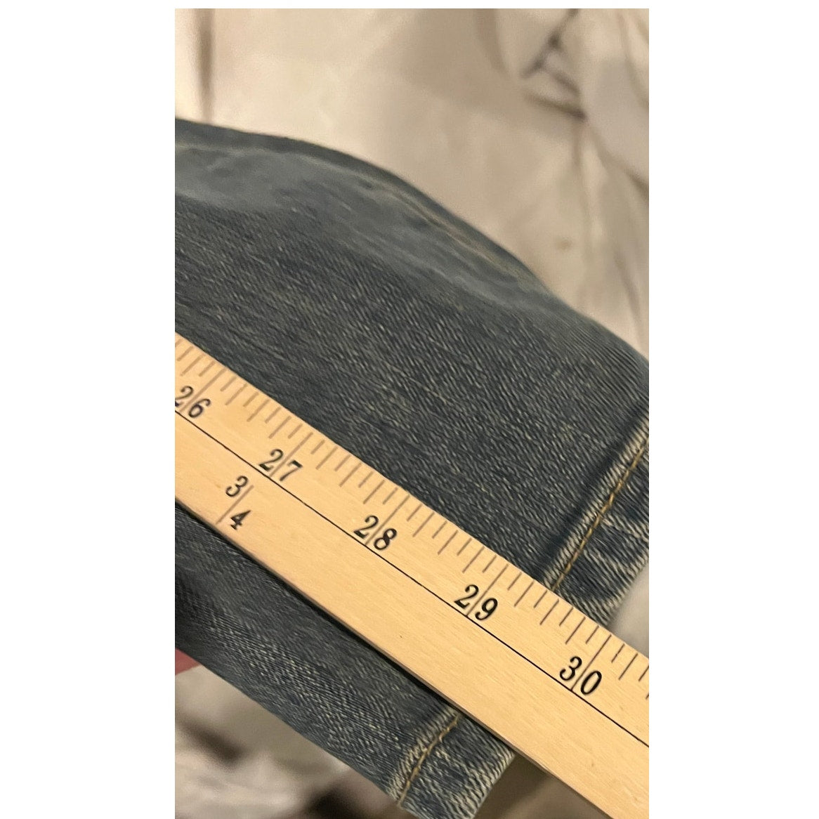 Zara Tapered Fit Blue Jeans Mens 31x30
