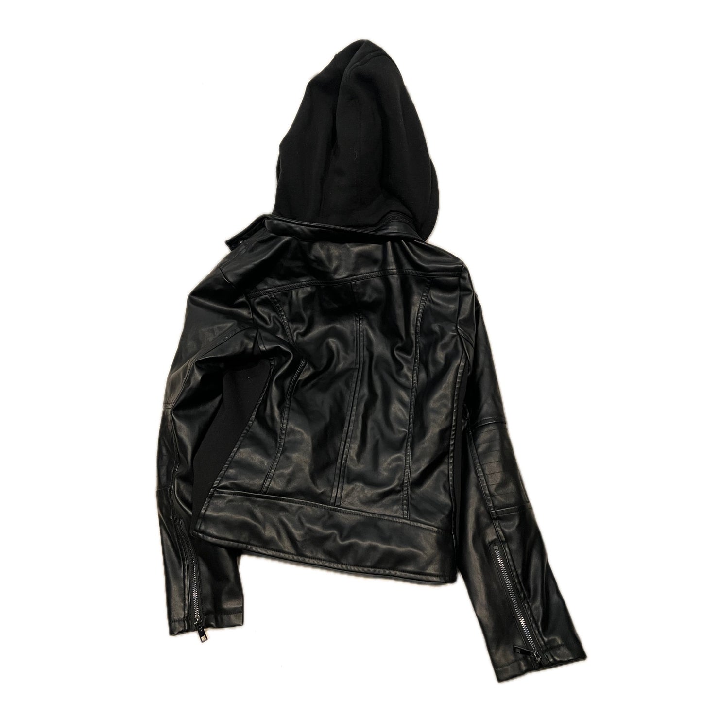 Snobbish Collection Faux Leather Bomber Jacket Womans XL