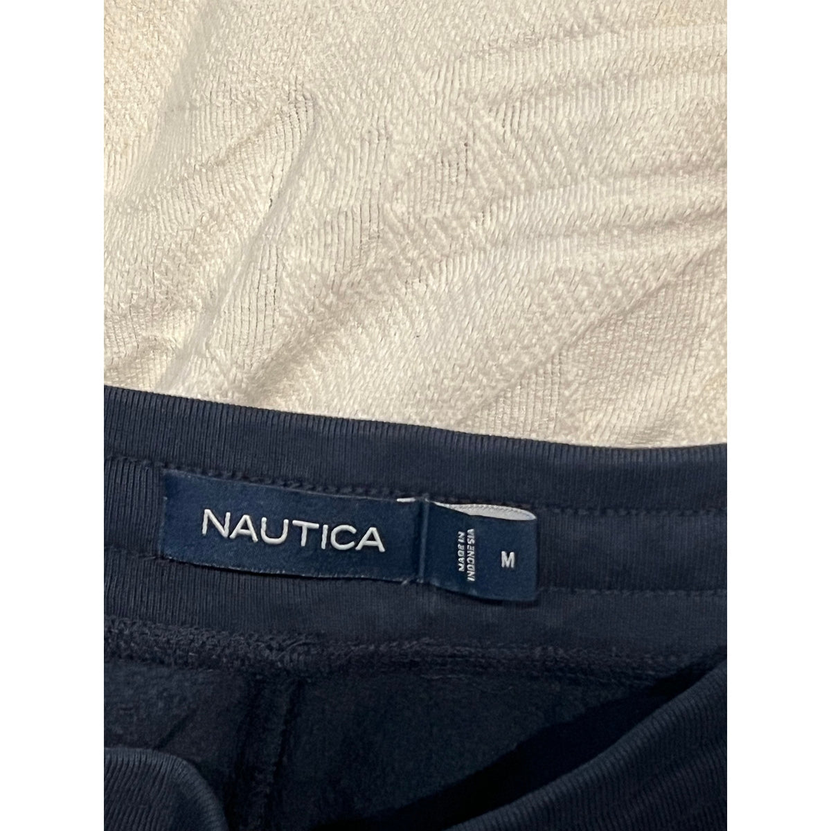Nautica Navy Blue Sweatpants Joggers Mens Medium