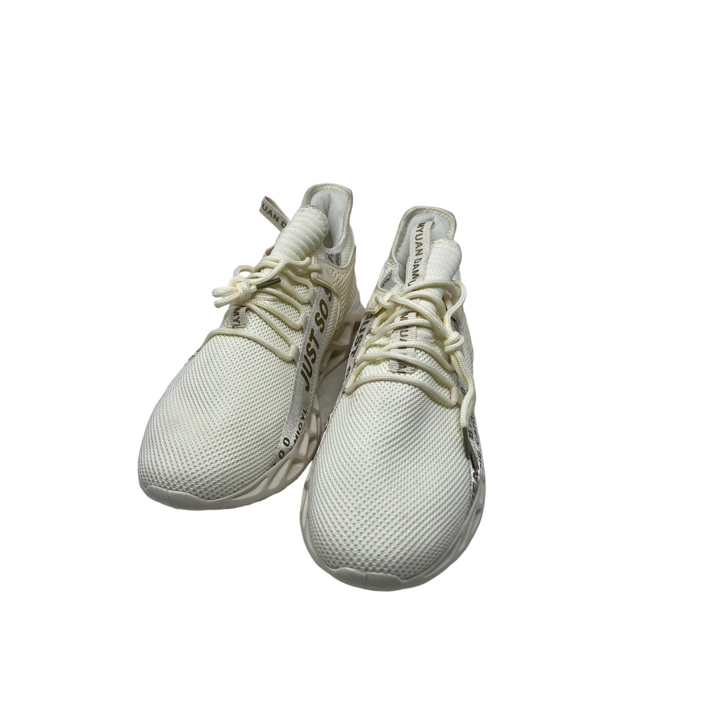 Just So So White on White Running Shoes Mens 11