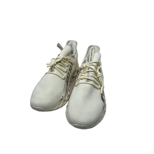 Just So So White on White Running Shoes Mens 11
