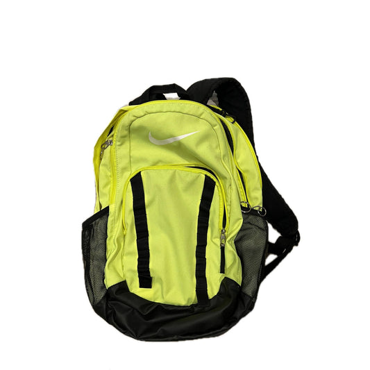 Nike Neon Yellow Black Backpack 26L w Computer Section