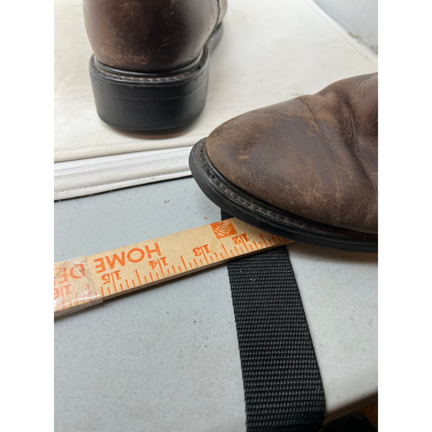 Original Michel Pull On Work Western Boots Mens 11.5