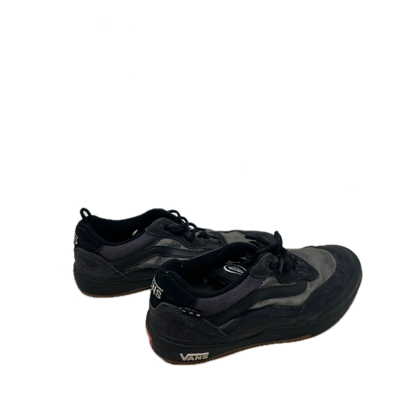 Vans Off The Wall Gray Black Sneakers Mens Size 9