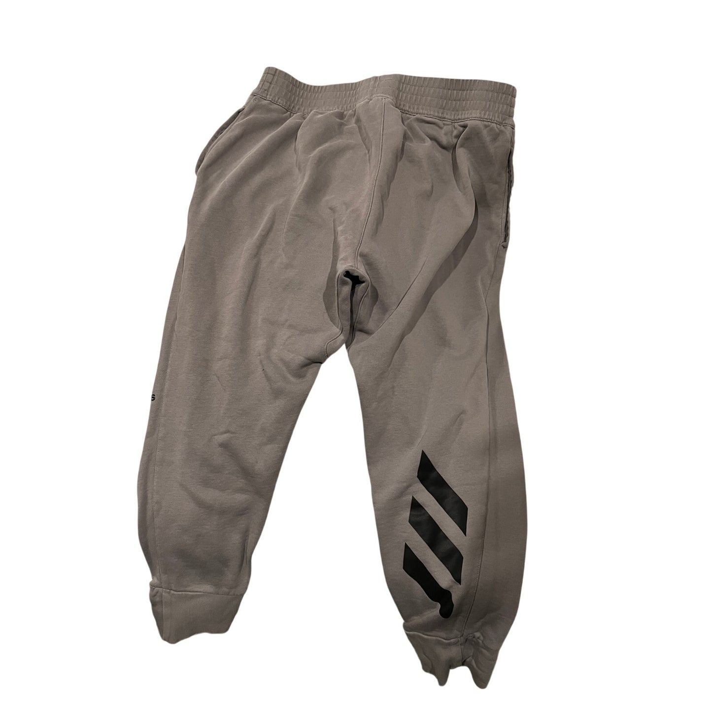 Pantalon de survêtement resserré Adidas beige homme taille XL