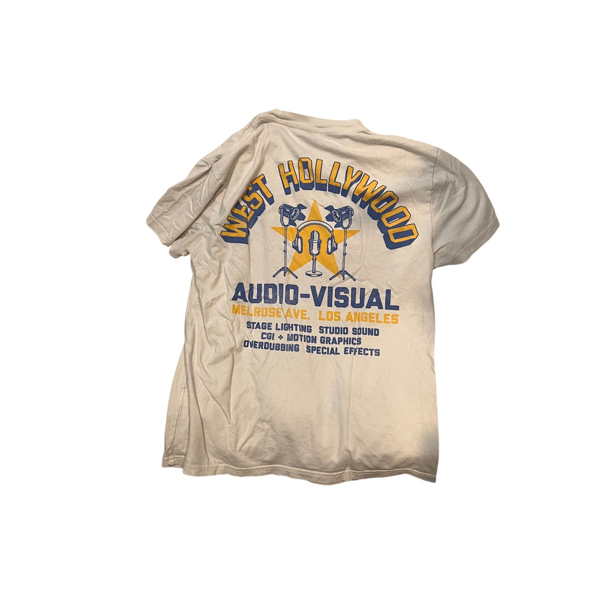 Hollister West Holllywood Audio Visual T-Shirt Mens Small