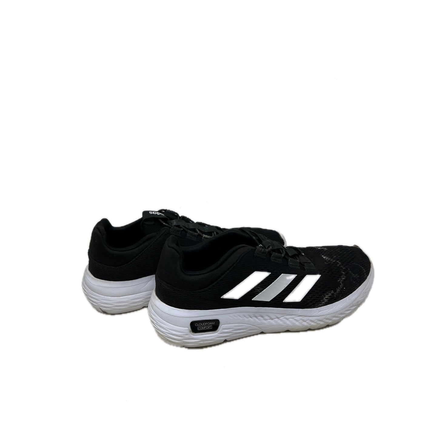 2024 Adidas Cloudfoam Comfy EL Black White Mens 10
