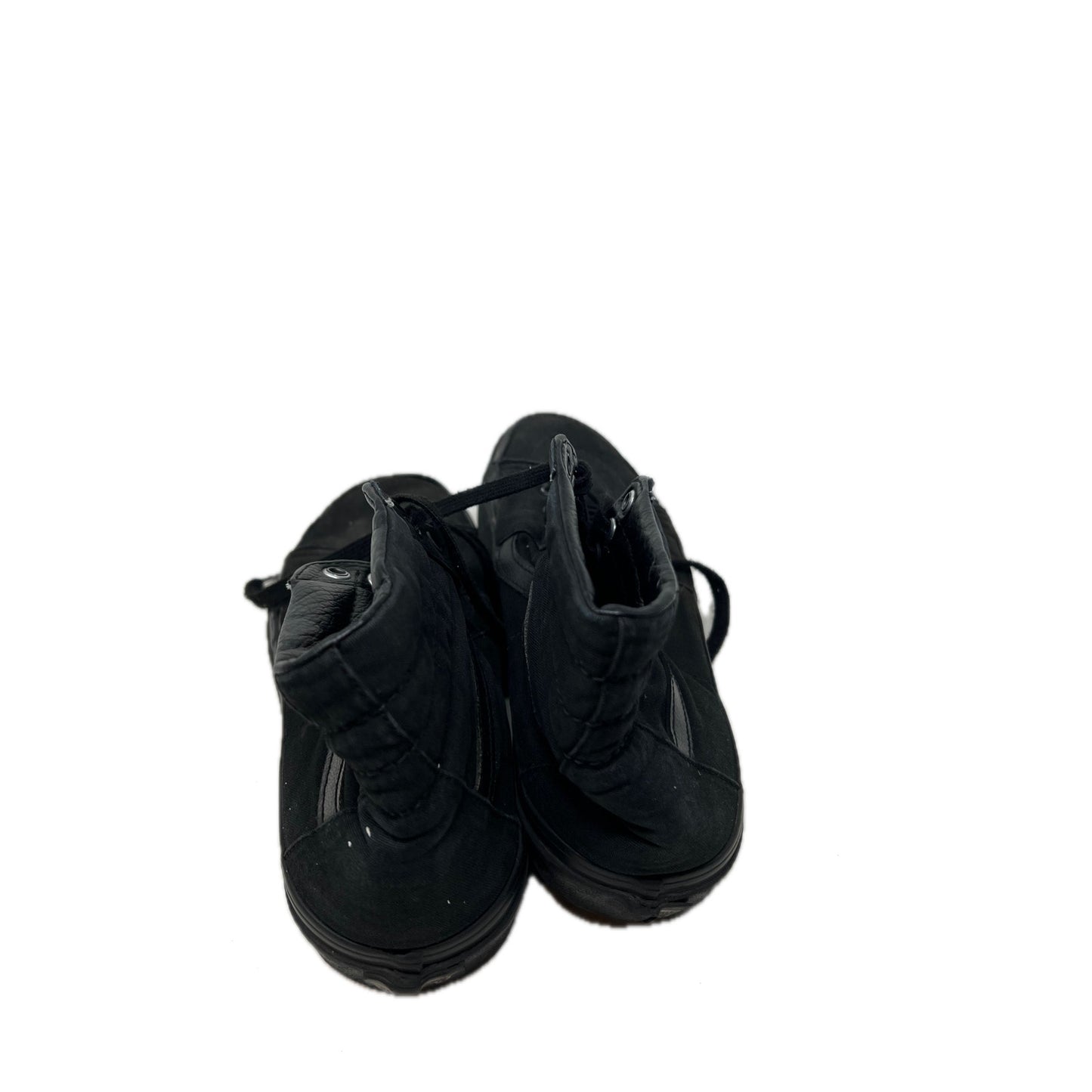 VANS High Tops Black on Black Canvas Sneakers Mens 10-10.5