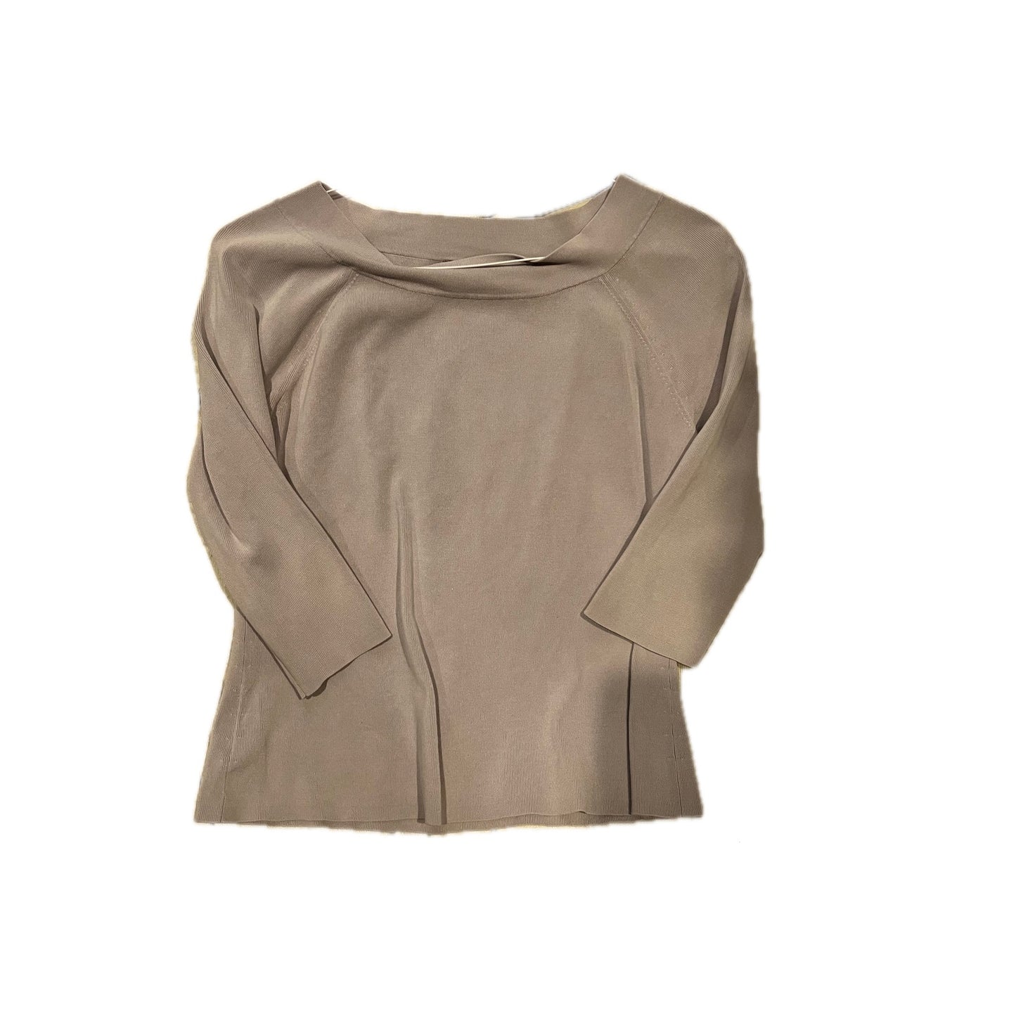 Ann Taylor Crew Neck Beige Sweater Womans Large