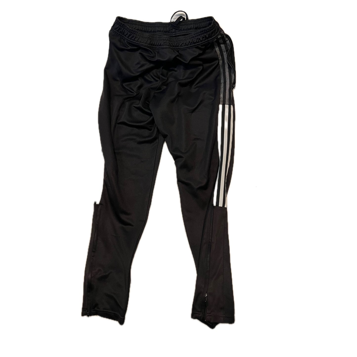 Adidas Three Stripe Black Trackpants Mens M