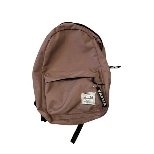 Herschel Salmon Black Backpack