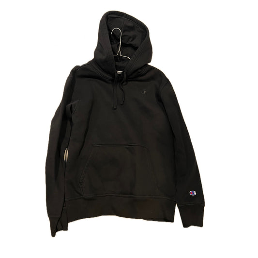 Champion Black Pullover Hoodie Mens Med