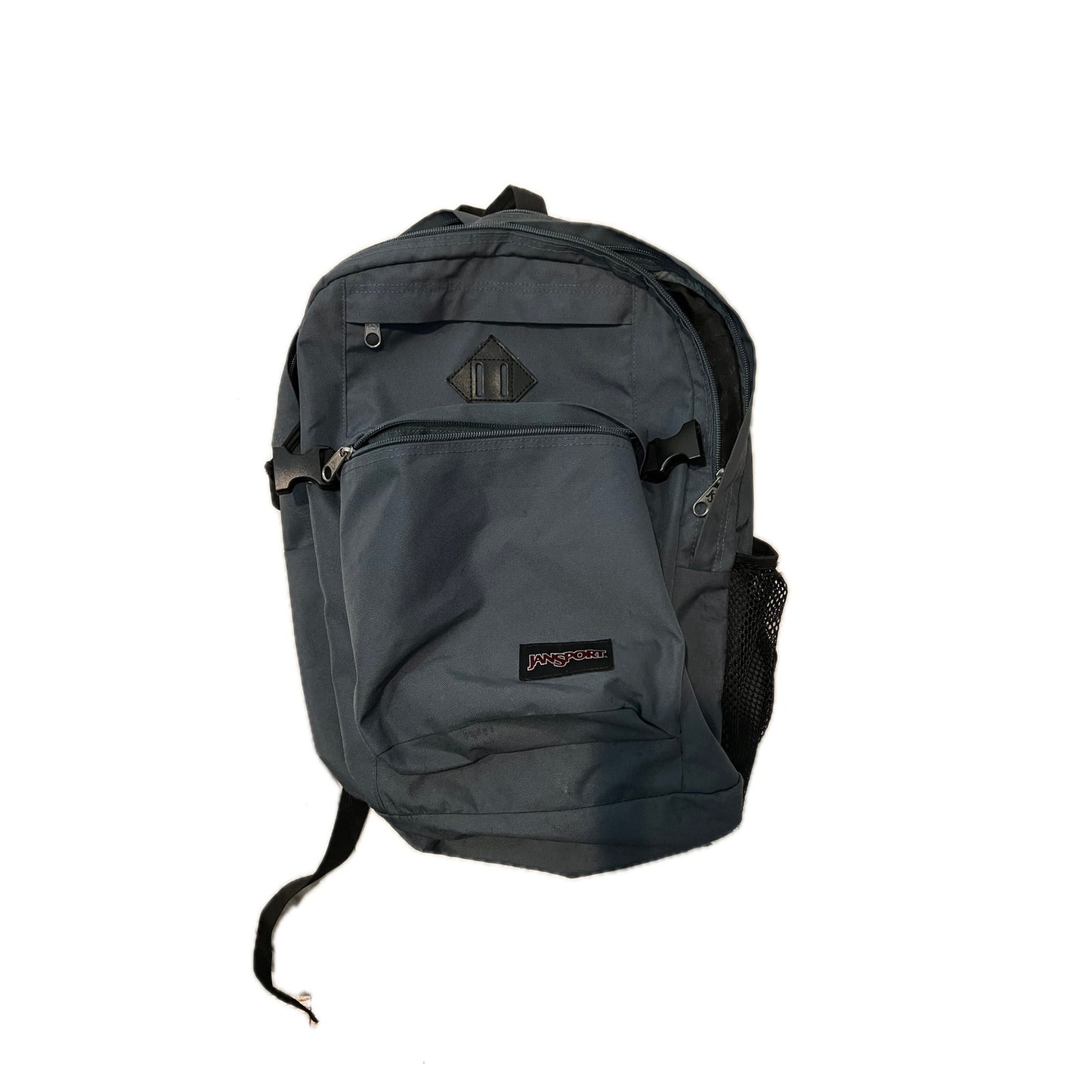 JanSport Blue Gray Black Main Campus Backpack