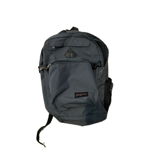 JanSport Blue Gray Black Main Campus Backpack
