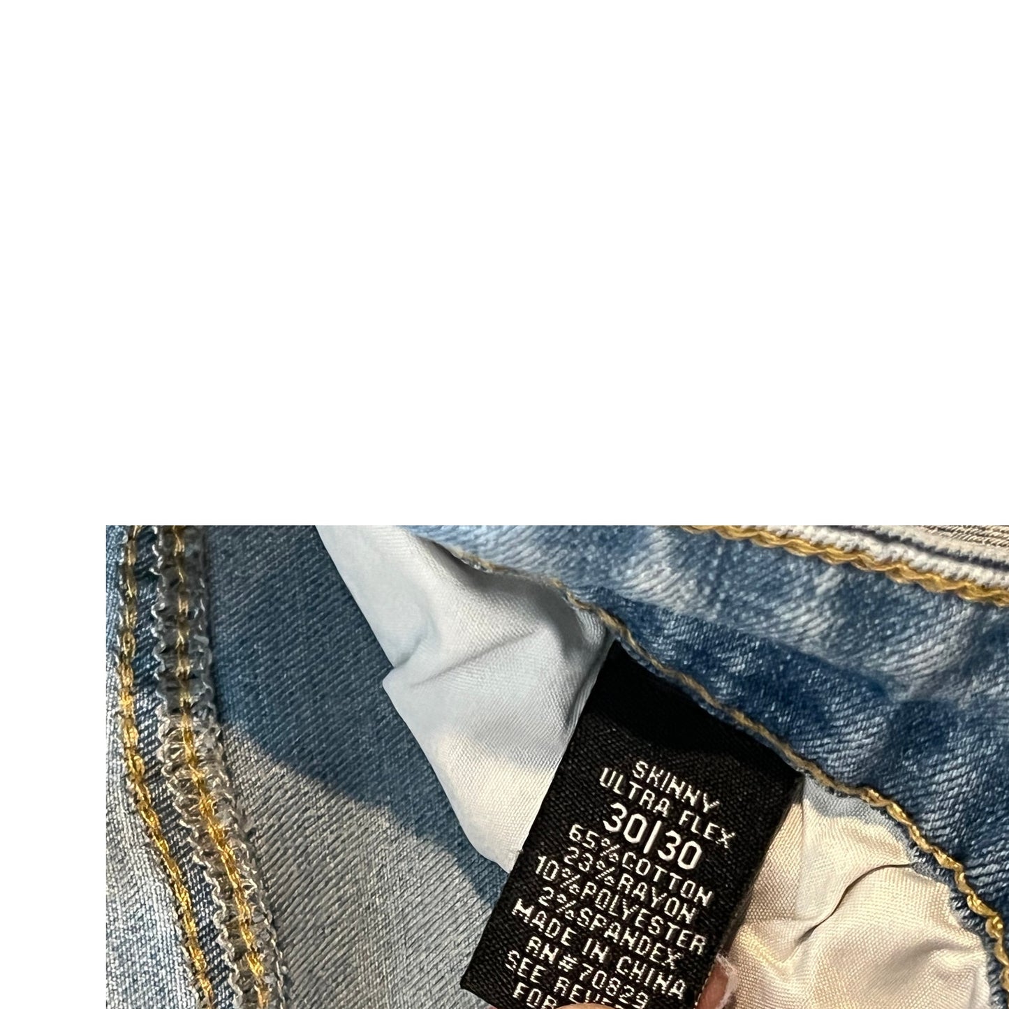 Rue 21 Skinny Ultra Flex Blue jeans Mens 30x30