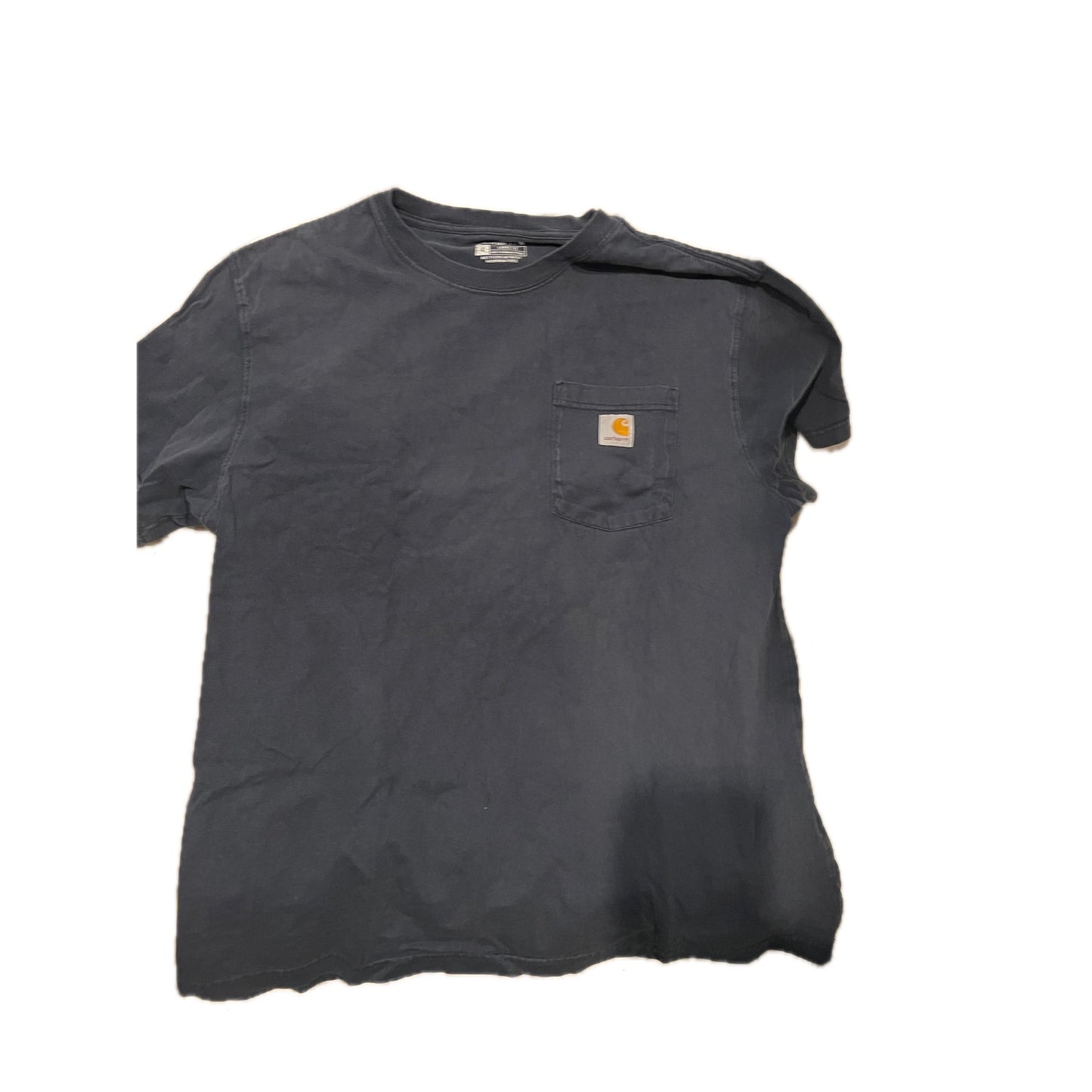 Carhartt Khaki Pocket Tee Loose Fit Mens Large