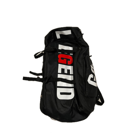 Mochila Legend X Large Gamebag Negra Roja Blanca