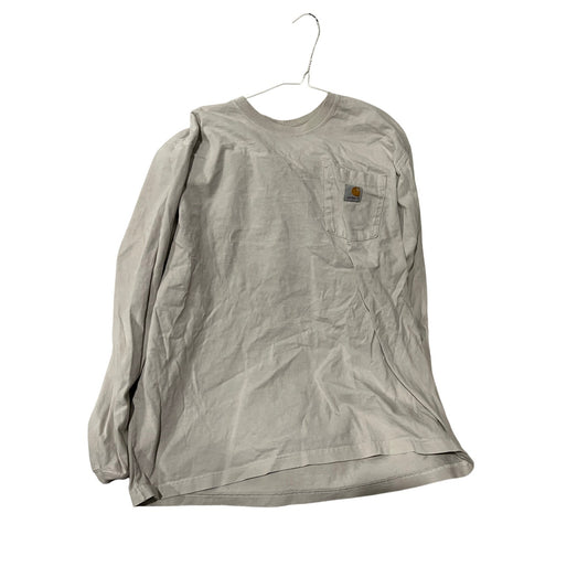 Carhartt White Long Sleeve Pocket Loose Fit Shirt Mens Large