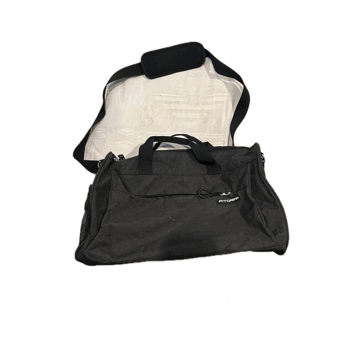Fitgriff Black Duffel/Gym Bag 18x10x10