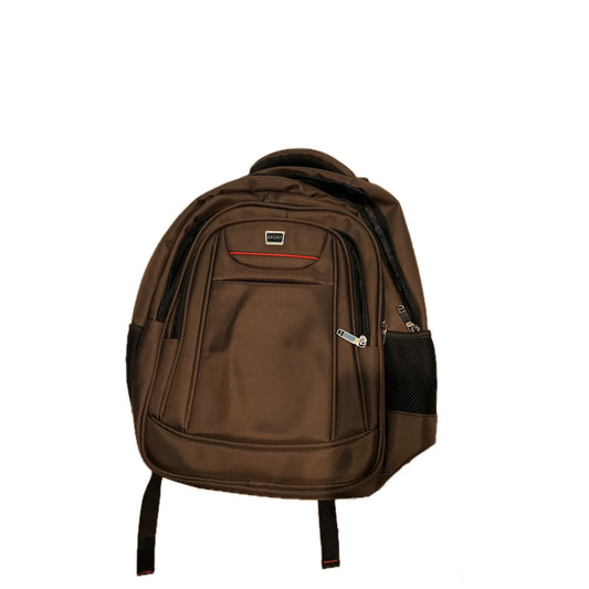Sport Brand Faux Leather Computer Backpack