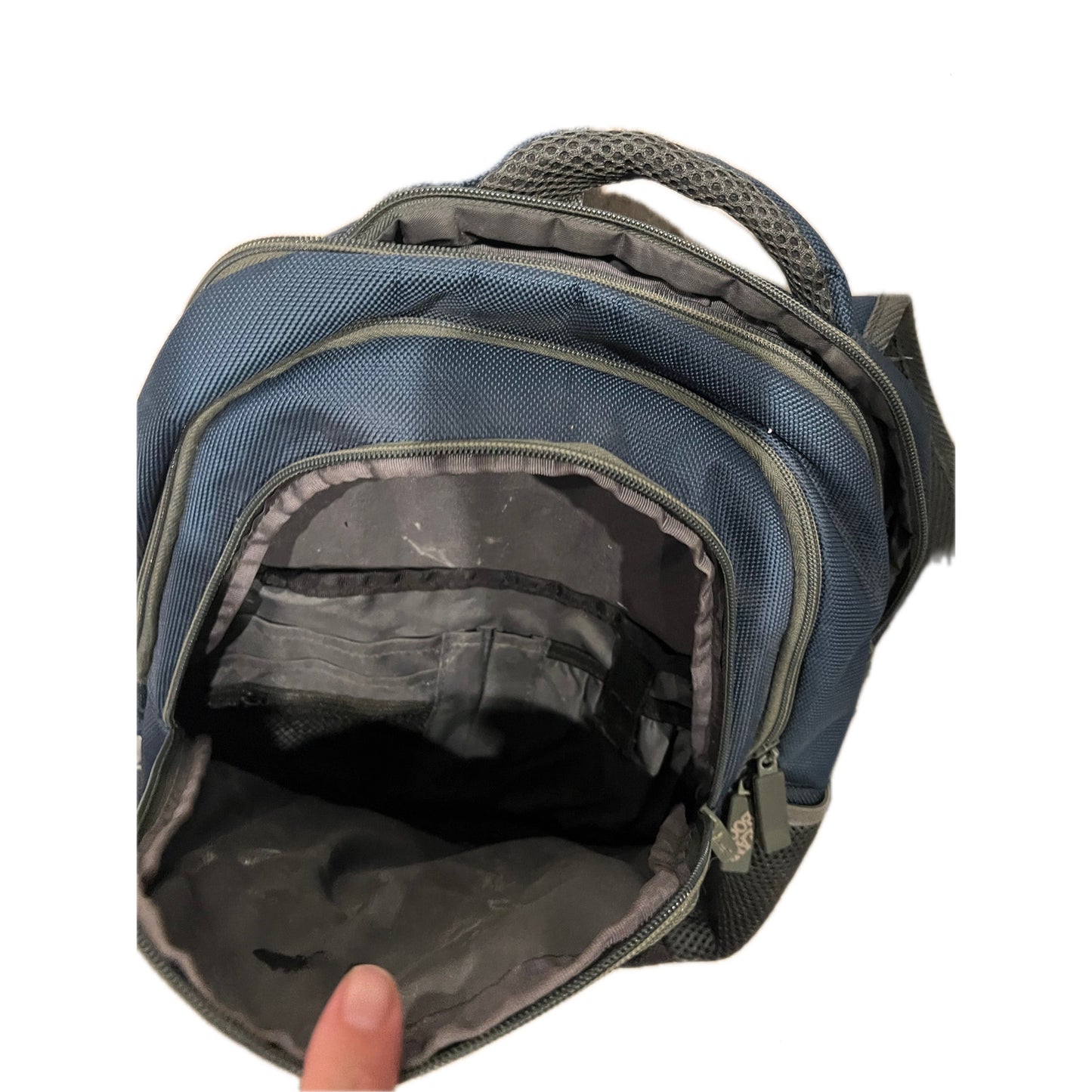 Jean Book Blue Gray 14L School Backpack