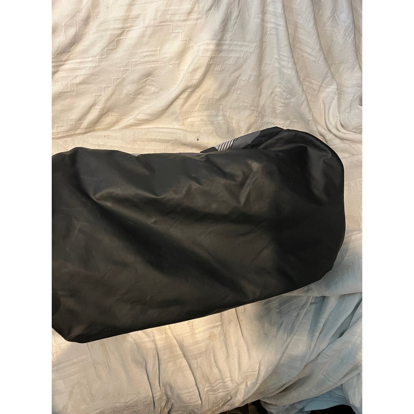 Nike Brasilia 9.5 Black Gray Camo Medium 60L Duffel Gym Bag