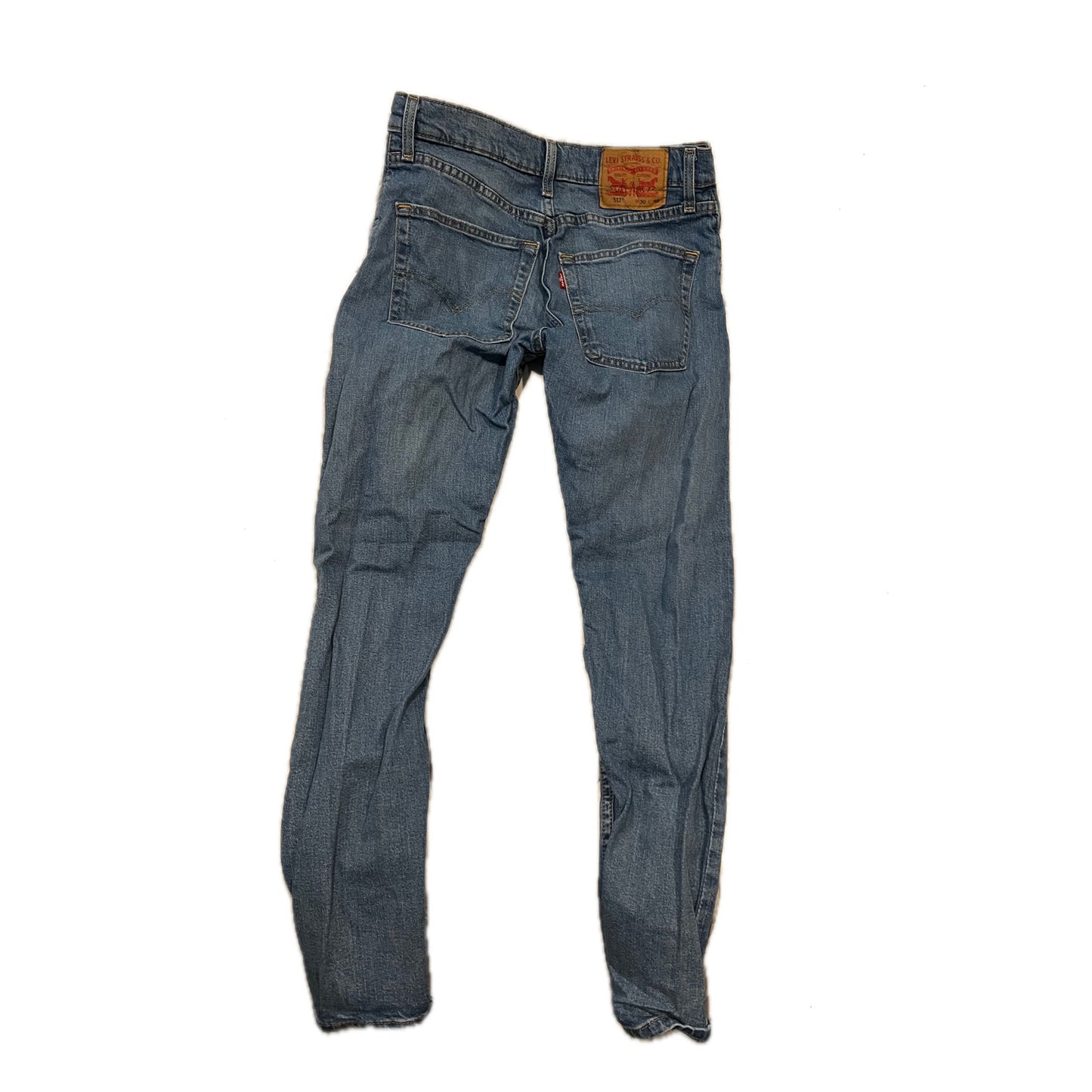 Levi's 512 Blue Jeans Curvy Fit Classic Rise Womans 30x32
