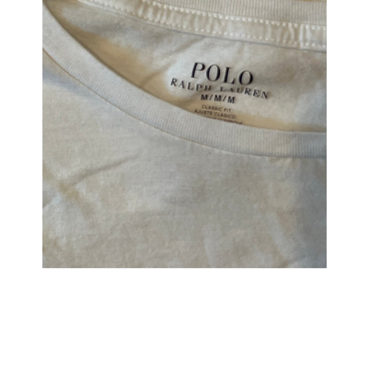 Polo Ralph Lauren White T-Shirt Mens M