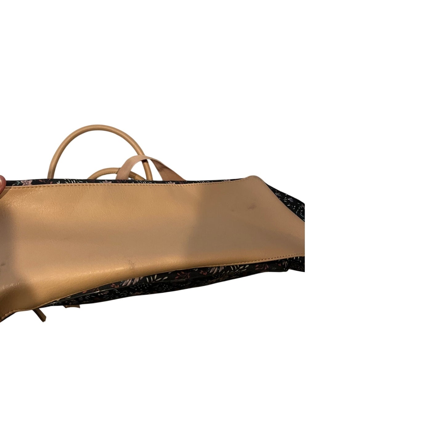 Sac polochon fourre-tout à imprimé floral 50x30x20cm