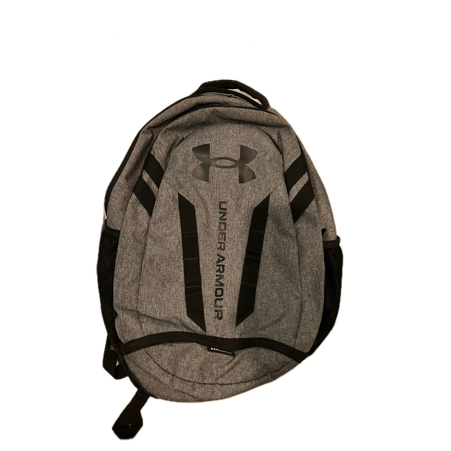 Under Armour Gray Black Hustle 5.0 Backpack