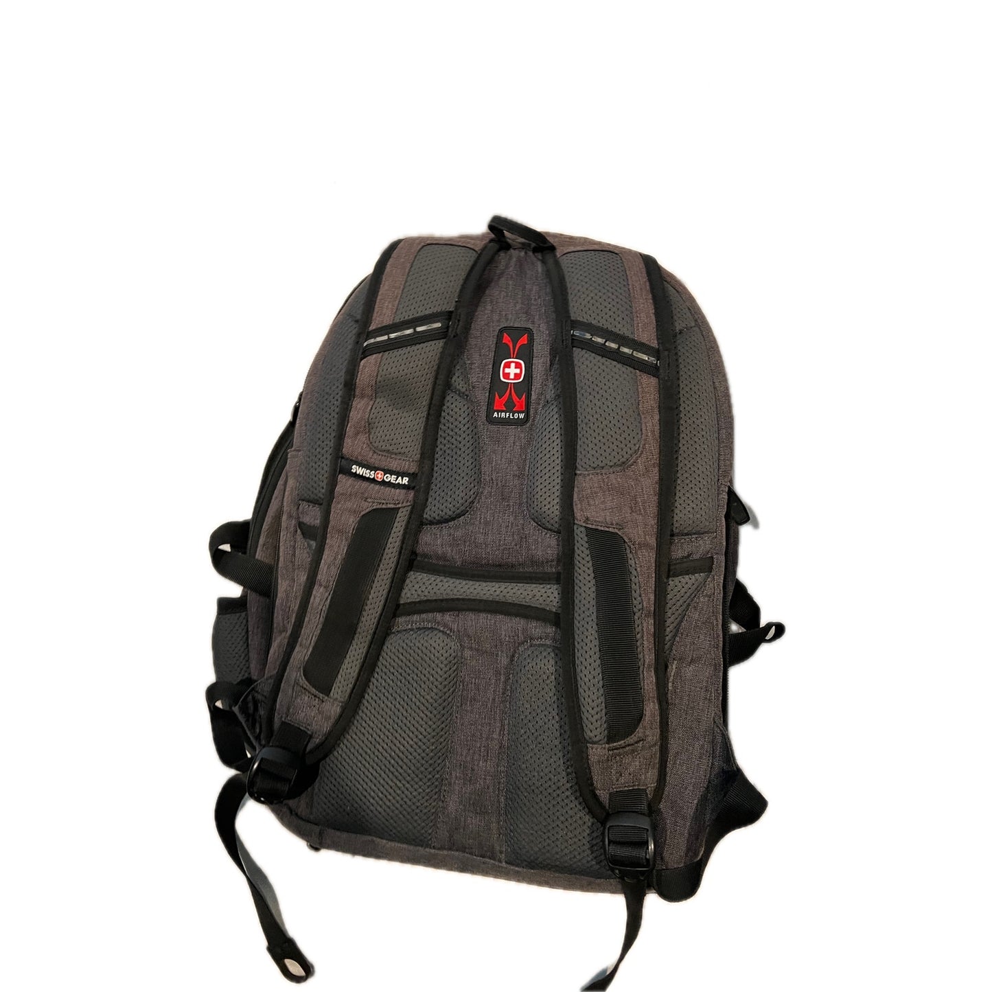 Sac à dos pour ordinateur portable Swiss Gear 3760 Gris Noir Rouge 28L