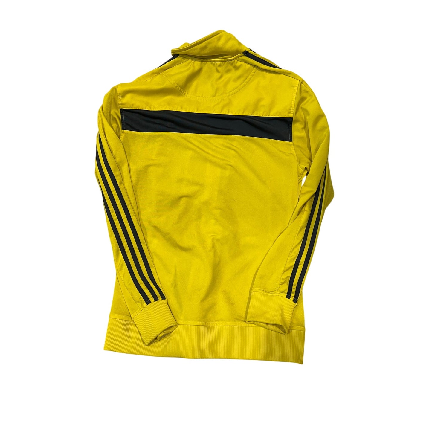 Adidas Yellow Track Jacket Zip Up Mens M