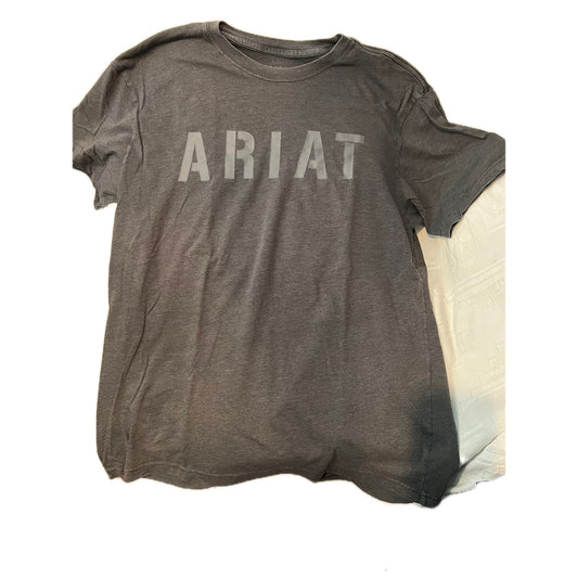 Ariat Black Gray Brown T-Shirt Mens 2XL