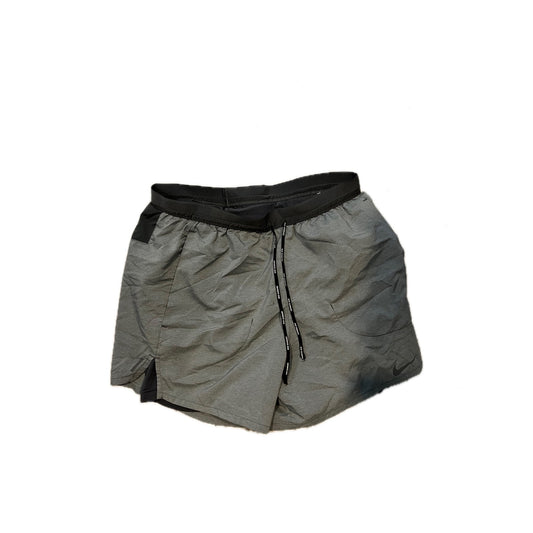 Nike gray black training Dri Fit lined shorts mens M