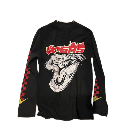 Bring it Back Brand Grand Prix Long Sleeve TShirt Mens Large