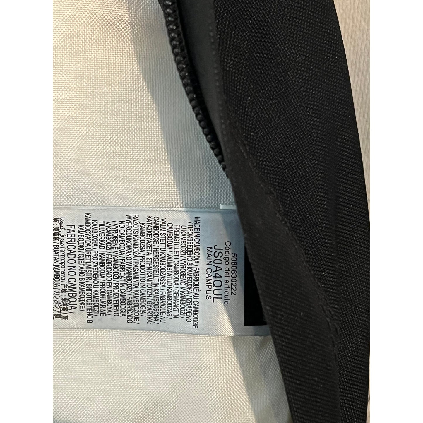 JanSport Black Main Campus Backpack