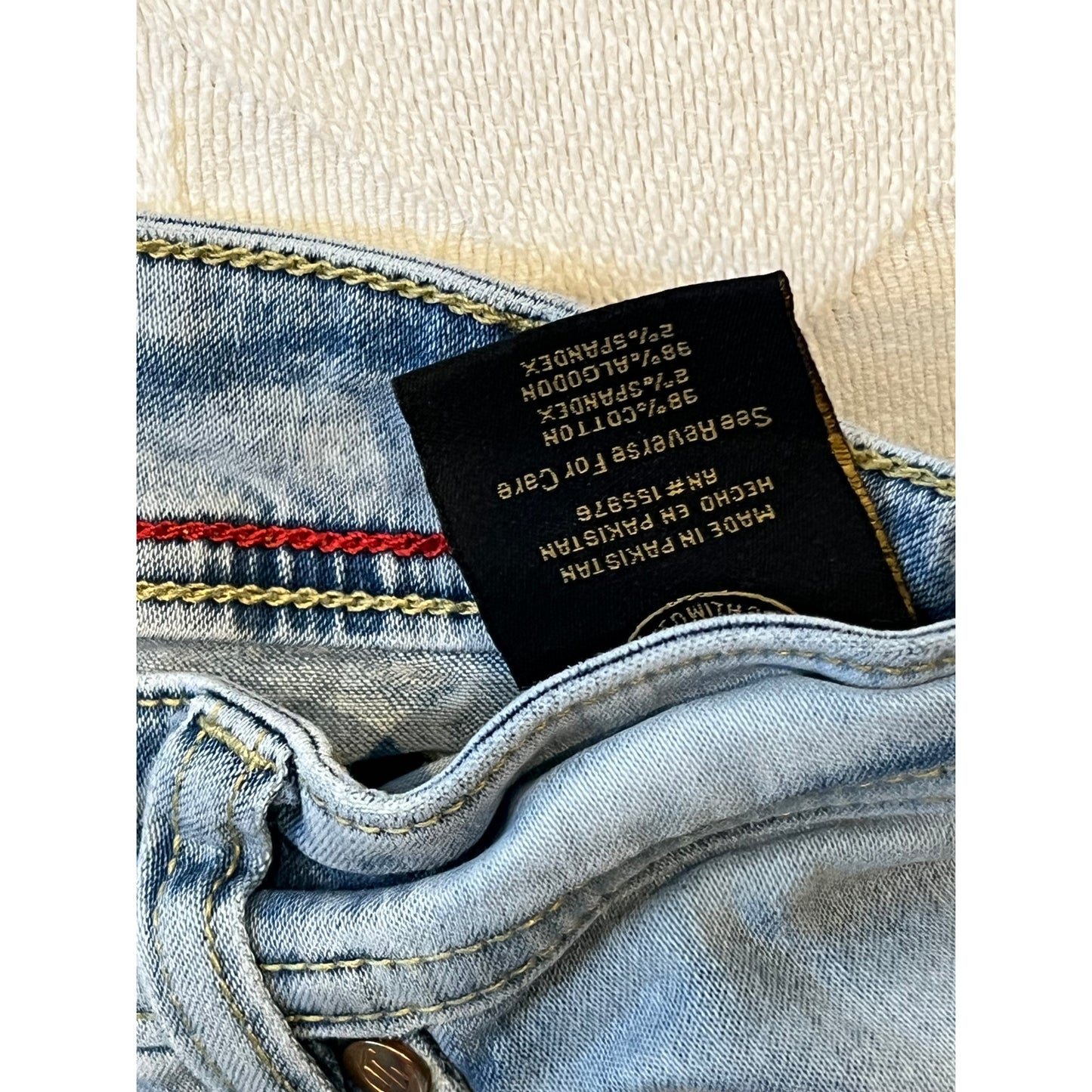 Cultura Distressed Blue Jeans Mens 30x28