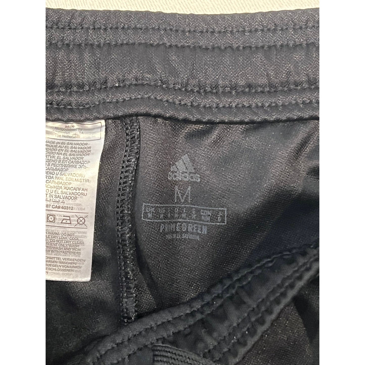 Adidas Three Stripe Prime Green Black Trackpants Mens M