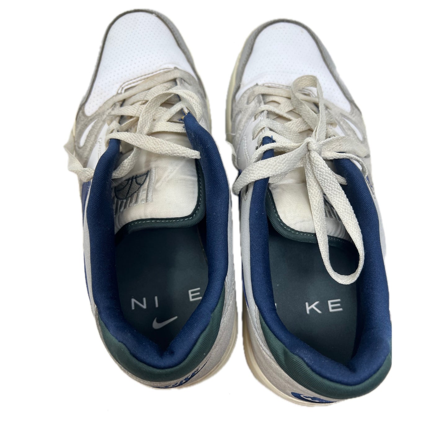 Nike Full Force Low Blanco Azul Marino Verde Hombre 7.5