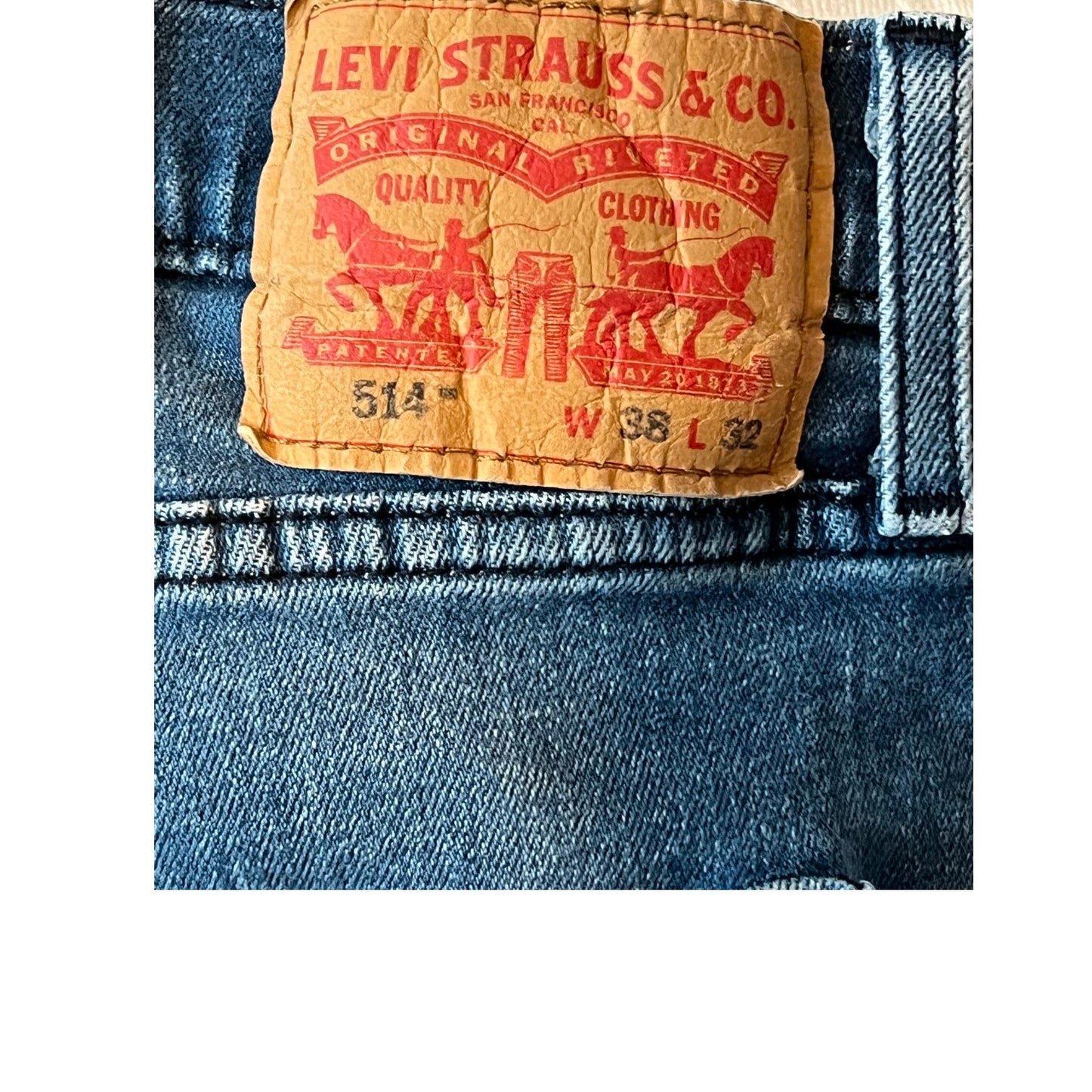 Levi's 514 Straight Leg Mens 38x32